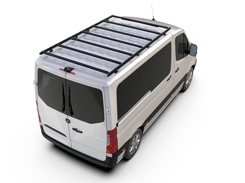Mercedes Benz Sprinter (L1H1/144in SWB/Standard Roof) (2007-nykyinen) Slimpro pakettiautoteline - Frontrunnerilta 1