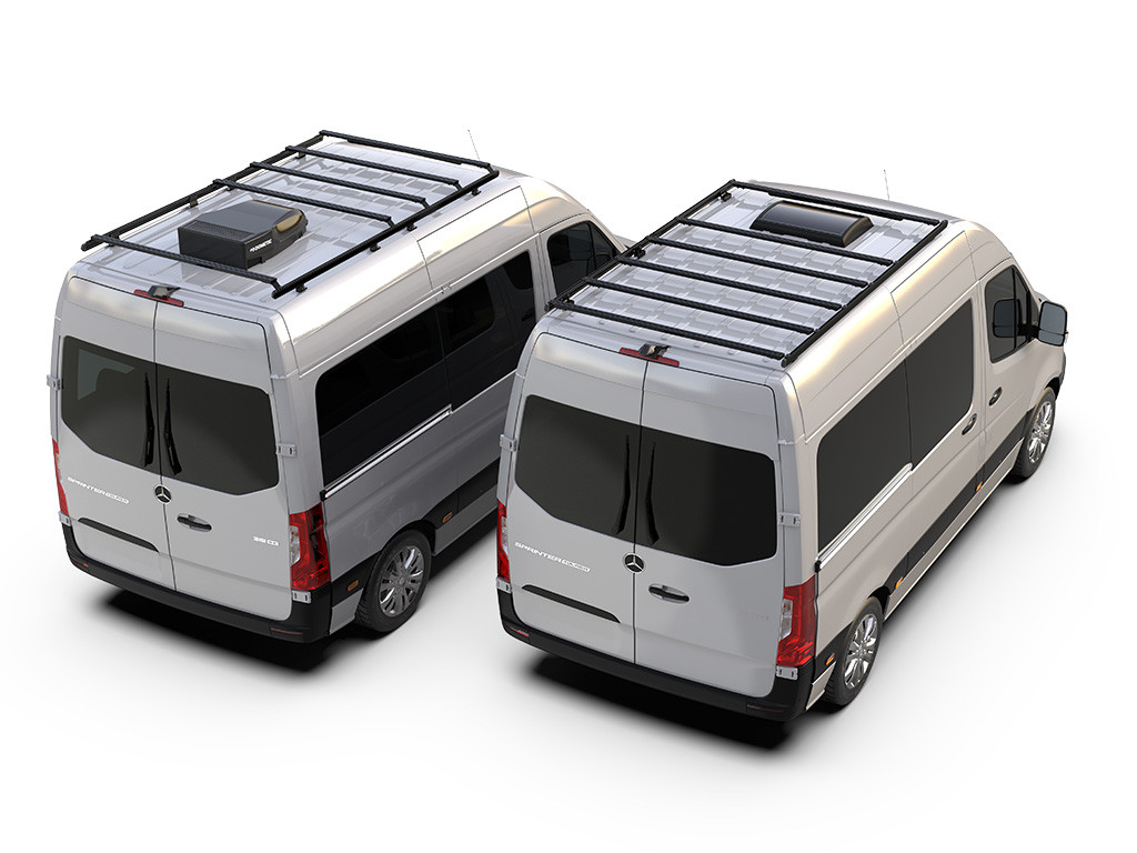 Mercedes Benz Sprinter (L1H2/144in SWB/korkea katto) (2007-nykyinen) Slimpro pakettiautoteline - Frontrunnerilta 2