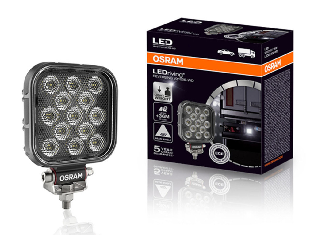 5in LED peruutusvalo VX120S-WD / 12V/24V / Wide Beam - Osram 2
