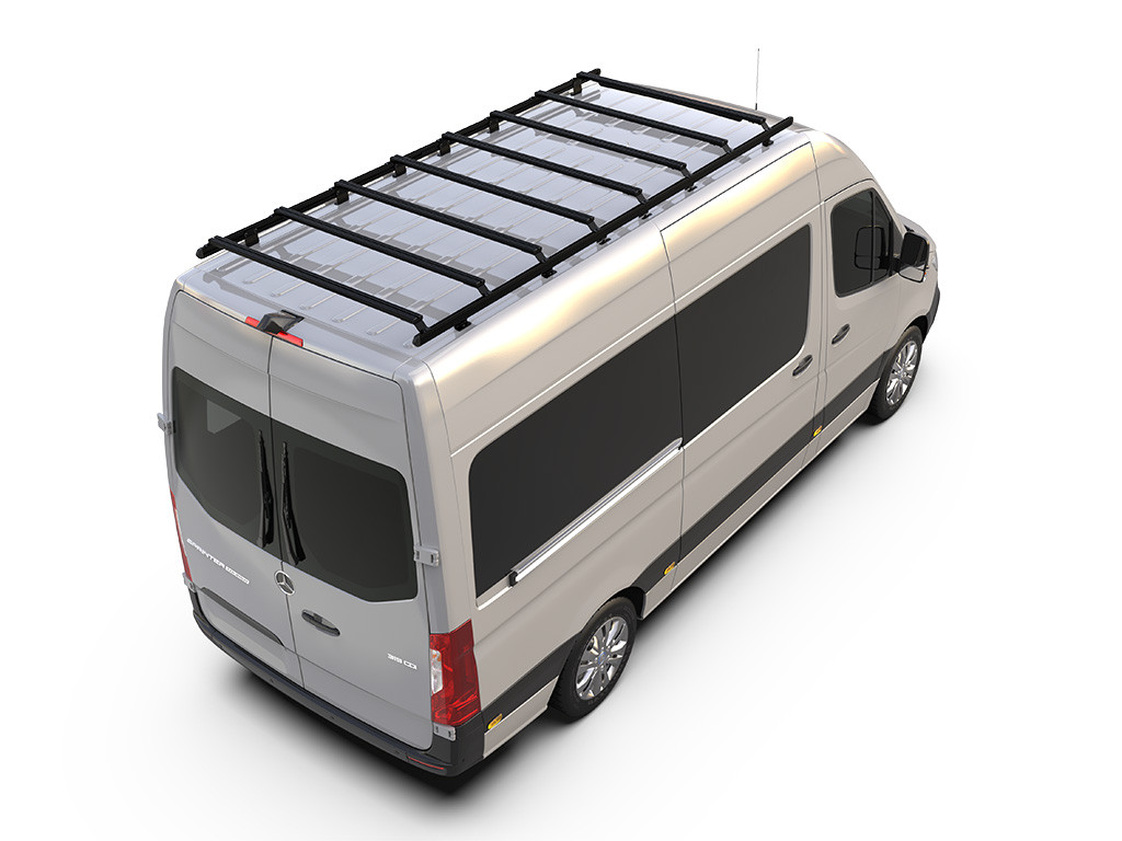 Mercedes Benz Sprinter (L2H2/170in MWB/High Roof) (2007-nykyinen) Slimpro pakettiautoteline - valmistajalta 1