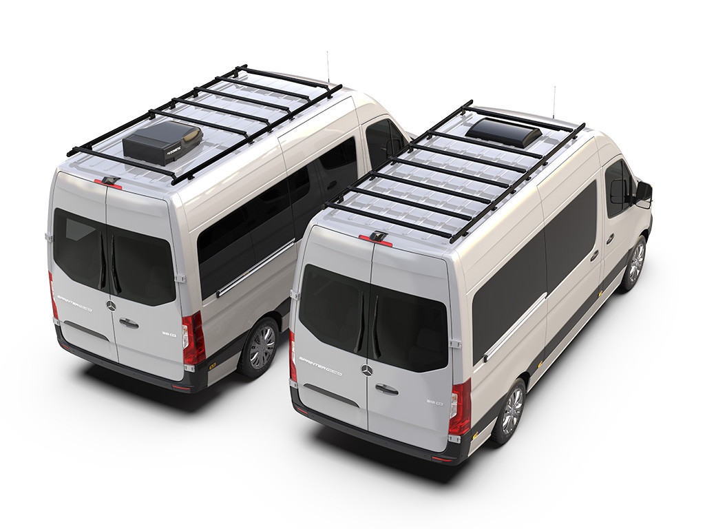 Mercedes Benz Sprinter (L2H2/170in MWB/High Roof) (2007-nykyinen) Slimpro pakettiautoteline - valmistajalta 2
