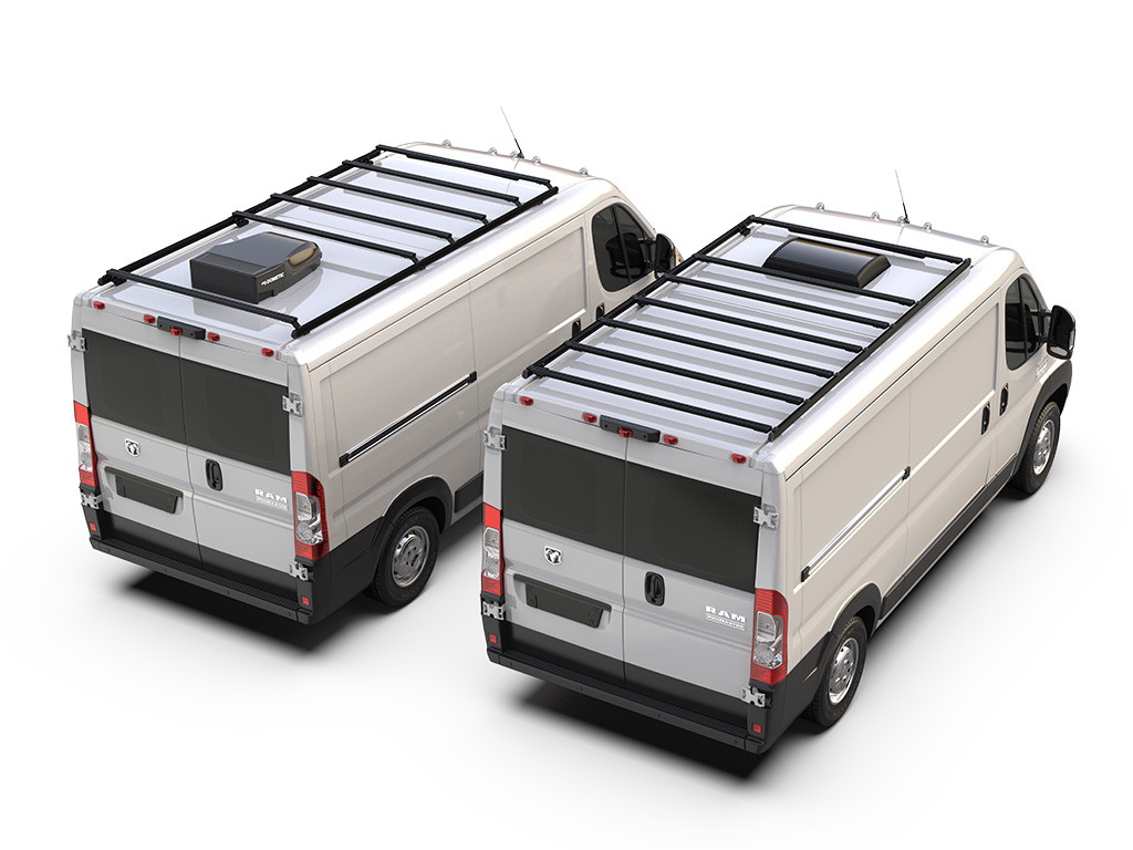 RAM Pro Master 2500 (136" WB/Low Roof) (2014-nykyinen) Slimpro Van Rack Kit - Front Runner 2
