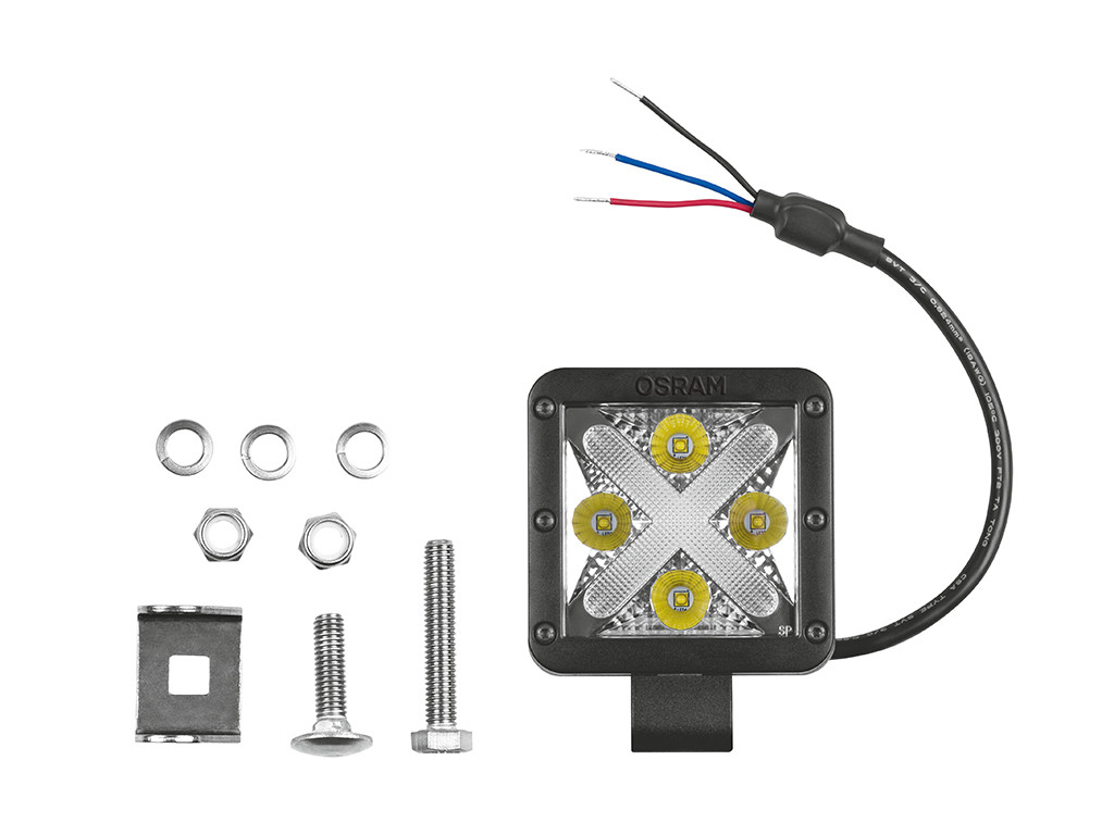 4 tuuman LED-valokuutio MX85-WD / 12V / Wide Beam - Osram 4