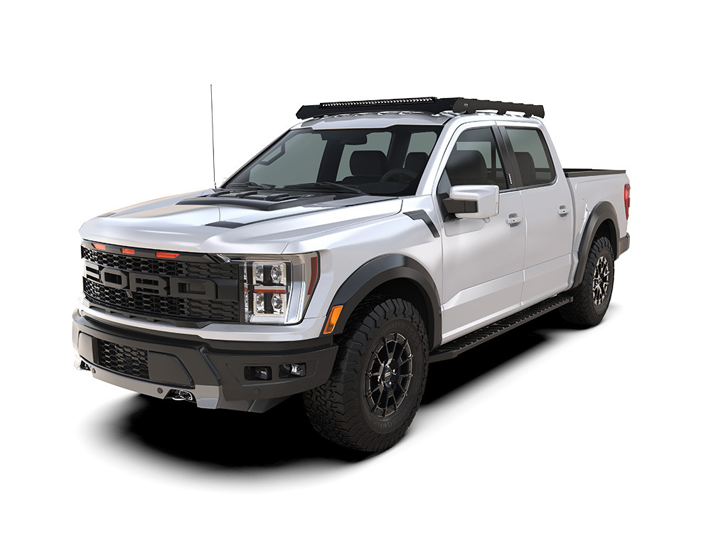 Ford F-150 miehistöohjaamo (2021-nykyinen) Slimsport Rack 40 tuuman kevyttangon tuulensuoja - Frontrunnerilta 1