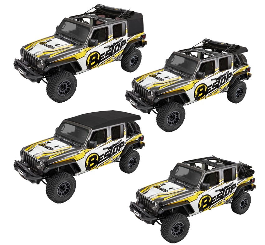 Pehmeä katto, Jeep Wrangler JL 3