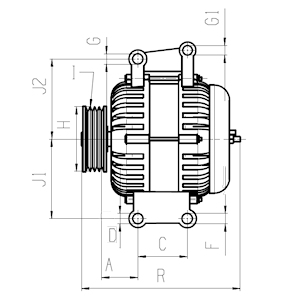 Laturi 2.7CRD 120A 2