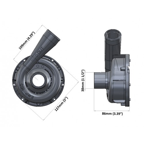EWP Vesipumppu + ohjain 12V 1