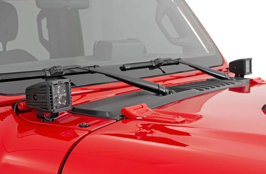 Jeep 2-inch LED Cube Easy-Mount Kit 2