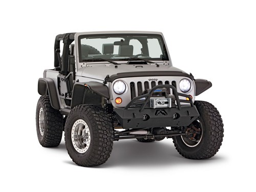 JK Bushwacker Flat Fender 2-ovinen 1