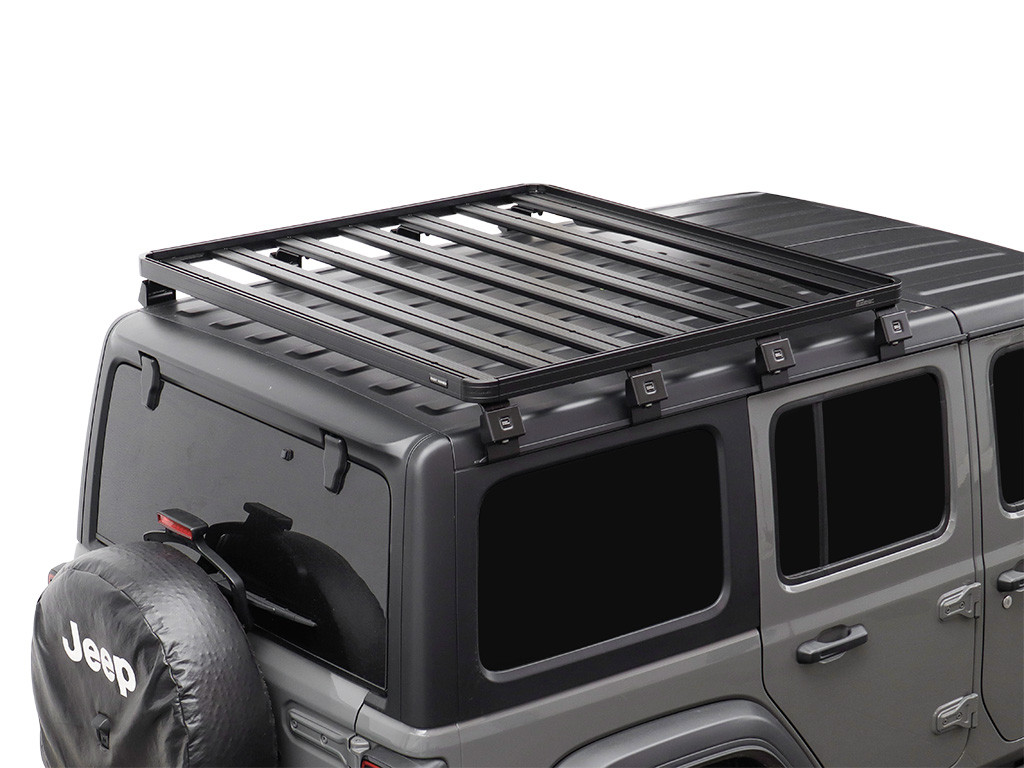 Jeep Wrangler JL 4-ovinen (2018-nykyinen) Slimline II 1/2 -kattotelinesarja - Front Runner 1