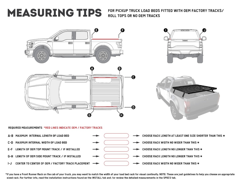 Pickup Truck Slimline II -kuormalavasarja / 1345 (L) x 1358 (P) - Front Runner 5
