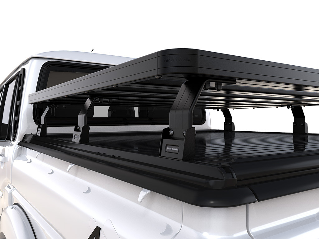Mahindra Pik-Up Double Cab (2022-nykyinen) Roll Top Slimline II Bed Rack Kit - Front Runner 1