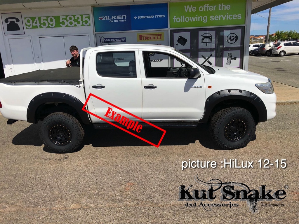 Lokasuojan levike, Toyota Hilux Vigo 12-15 2