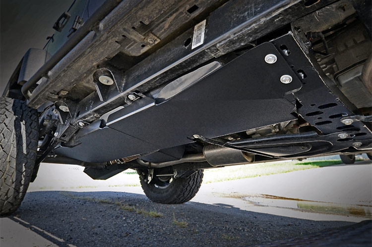 JK Fuel tank skid plate 4D 1