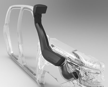 SNORKEL TO SUIT XLT side mirror indicator 1