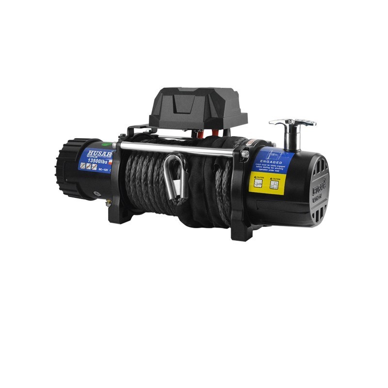 Husar vinssi, 13500 lbs, köysi, 12 V
