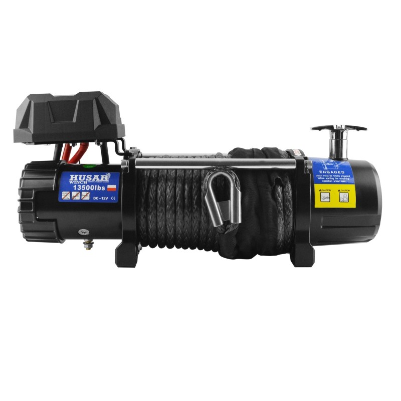Husar vinssi, 13500 lbs, köysi, 12 V