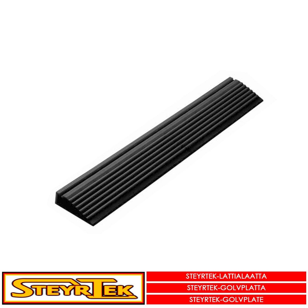 SteyrTek Lattialaatan reunapala, midnight black naaras 6 kpl