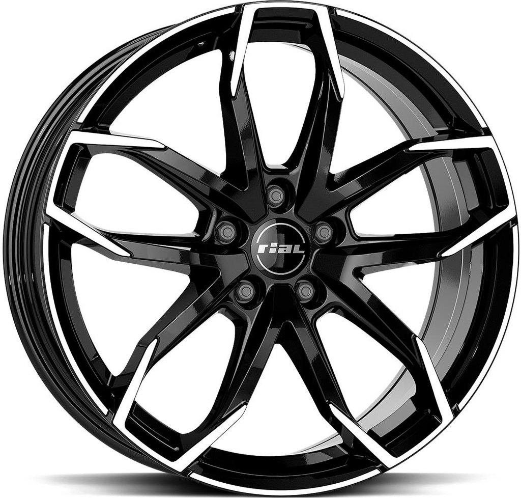 RIAL LUCCA DIAM BLACK POL 7.5x17 5/114.3 ET50 CB67.1