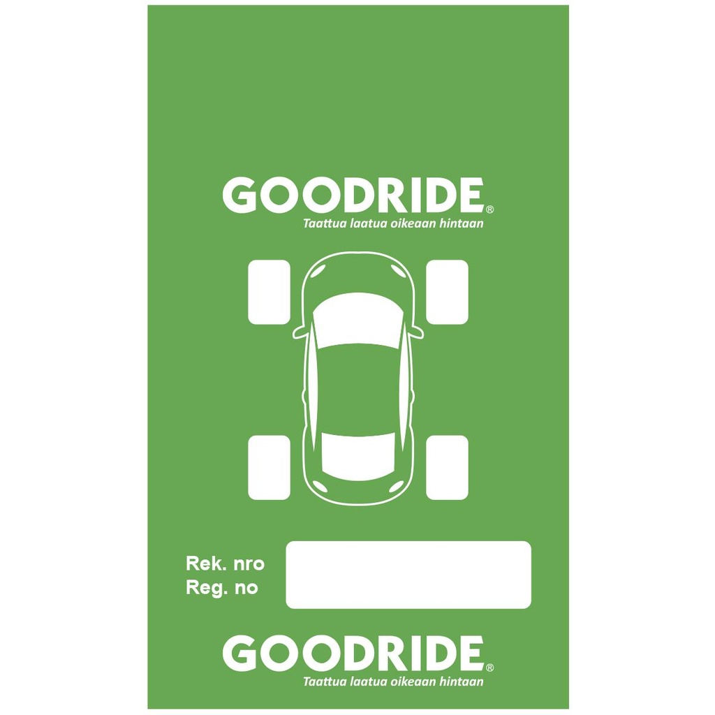 Goodride Rengaspussit 100 kpl