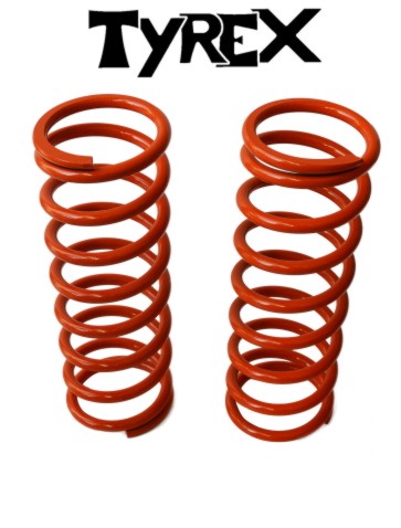 Etujouset +5cm pari, oranssi, Land Rover