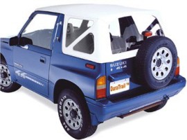 WATERPROOF SOFT TOP WHITE SUZUKI VITARA