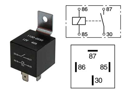 Rele 12V 40A