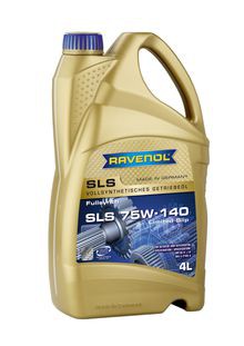 Ravenol SLS SAE 75W140 API GL5, Synteettinen vaihteisto- ja peräöljy, 4L