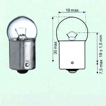 POLTTIMOPARI 12V/5W BA15S