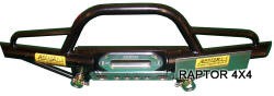 FRONT TUBULAR WINCH BUMPER TYPE A WITH A-BAR