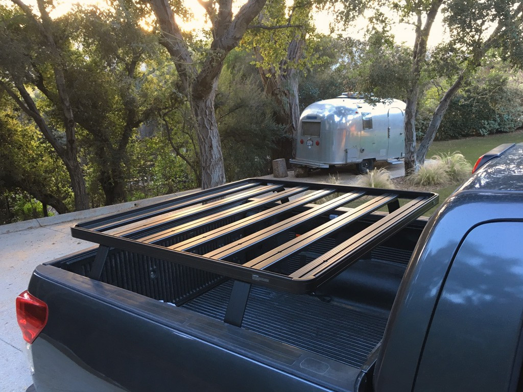 Toyota Tundra Crew Max Pickup Truck (2007-Current) Slimline II Load Bed Rack Kit