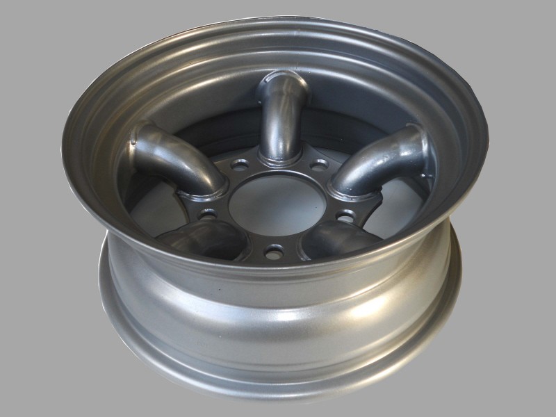 HD STEEL WHEEL 5 PIPES 7X16 OFFSET -25 SILVER