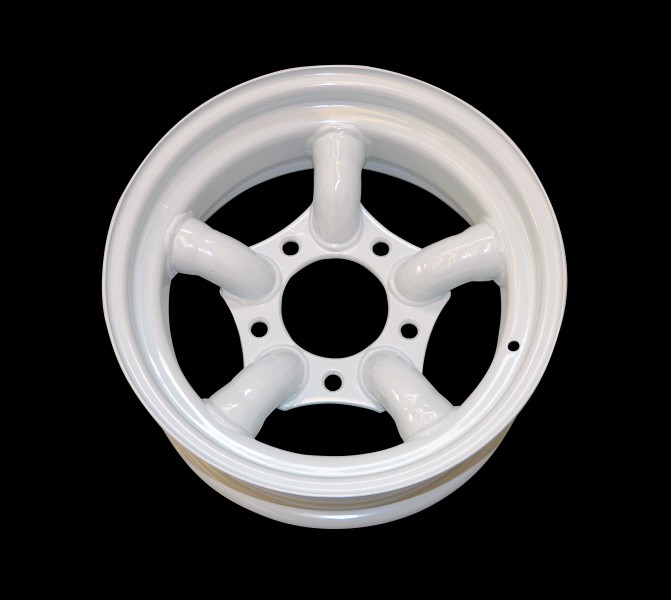 HD STEEL WHEEL 5 PIPES 7X16 OFFSET -25 WHITE