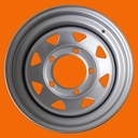 HD STEEL WHEEL ET -10 6.5X15 SILVER FOR SUZUKI