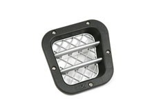 SIDE PLASTIC RH AIR INTAKE SILVER BLACK DEFENDER