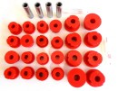 COMPLETE POLYURETHANE KIT SAMURAI RED