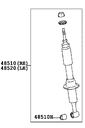 Front shock, stock