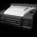 FIBERGLASS BONNET DEFENDER "PUMA" STYLE