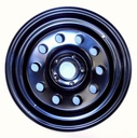 HD STEEL WHEEL 7X16 +8 BLACK FOR
