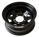 TYREX HD STEEL WHEEL ET -20 6.5X15 BLACK FOR SUZUKI