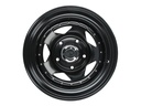 7X15 ET -10 BLACK STEEL WHEEL FOR JEEP