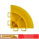 SteyrTek Lattialaatan kulmapala, racing yellow 4 kpl