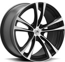 R-SERIES R3 BLACK POL 9x21 5/120 ET20 CB74.1