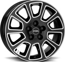 RIAL TRANSPORTER 2 DIAM BLACK POL 6.5x16 6/130 ET54 CB84.1