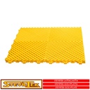 SteyrTek Lattialaatta, racing yellow 40x40cm 4 kpl