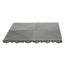 SteyrTek Lattialaatta, aluminium grey 40x40cm 4 kpl